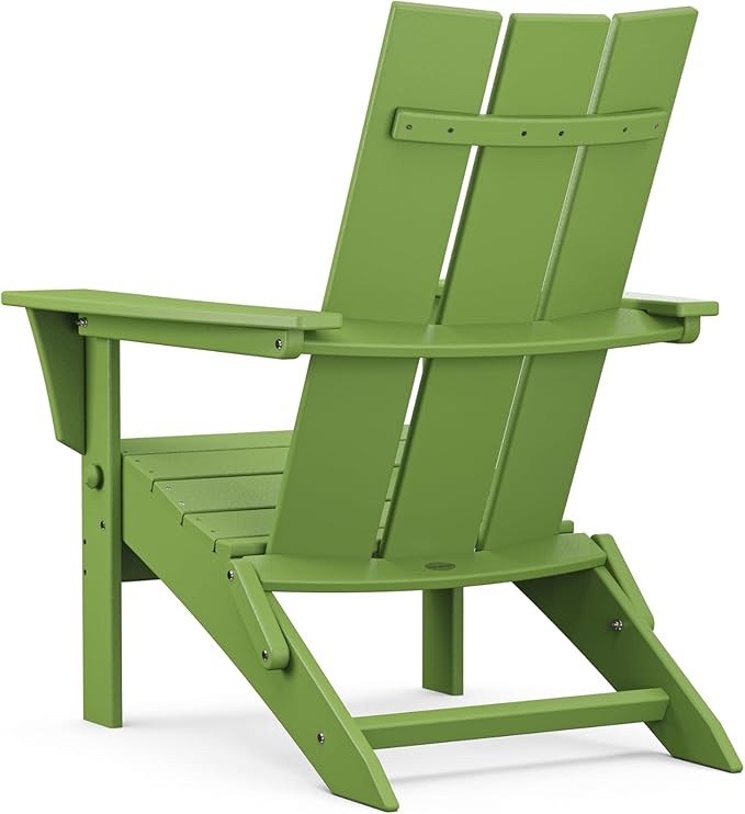 POLYWOOD® Modern Folding Adirondack in Lime