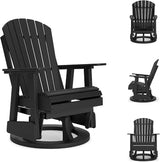 Signature Design by Ashley Hyland Wave Modern Outdoor Swivel Glider Chair, Gentle Gliding Motion - Photo 7