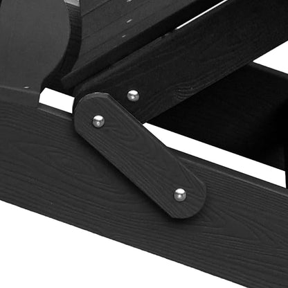 Clihome Outdoor Adirondack Chair Folding Lounge Chairs for Outside Patio Chairs Lawn Chair Plastic Adirondack Chairs for Yard, Garden