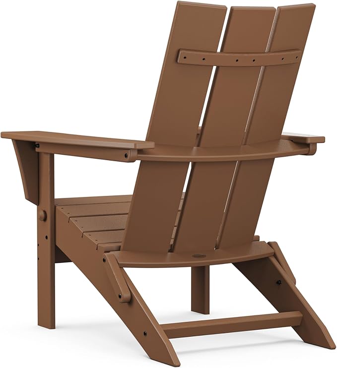 POLYWOOD Modern Folding Adirondack Chair
