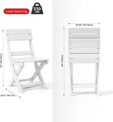 Costaelm Outdoor Patio Modern Folding Dining Chair - Photo 2
