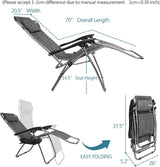 Bonnlo Zero Gravity Chair Set of 2 - Photo 3