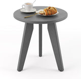 HDPS Outdoor Side Table, Small Round Side Table Weather-Resistant, Outdoor Side Tables for Patio, Porch, Deck - Photo 1