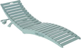 Pre-Assembled Folding in-Pool Lounge Chair, HDPE Outdoor Chaise Lounge with Cup Holder, Pool Lounge Chair for Poolside - Photo 1