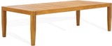 SAFAVIEH Couture Outdoor Collection Samoa Natural Brown Brazilian Teak Solid Wood Patio Coffee Table - Photo 4