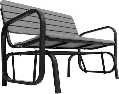 Lifetime 60361 Outdoor Swing Glider Bench, Storm Dust