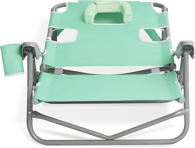Ostrich Lightweight Portable Outdoor On Your Back Folding Chair for Relaxing with 5 Seat Adjustment Backpack Straps and - Photo 9