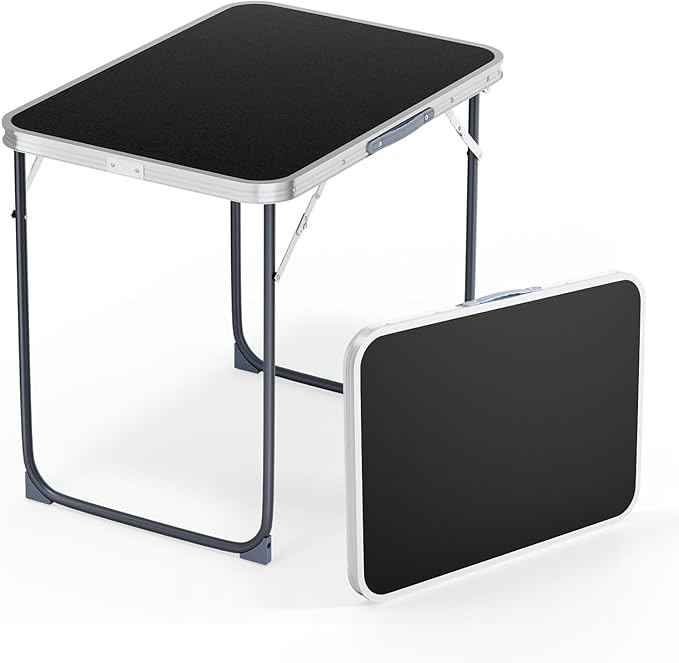 VINGLI 2.3FT Small Camping Table，Portable Camping Table with Carrying Handle - Photo 1