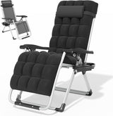 Magshion Zero Gravity Chair with Cushion, Reclining Outdoor Patio Lounge Chair, Folding Indoor Anti Gravity Recliner - Photo 1