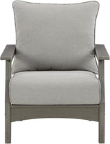 Signature Design by Ashley Outdoor Visola Lounge Chair, 2 Count, Foam Cushion, Nuvella Weather Resistant Fabric - Photo 6