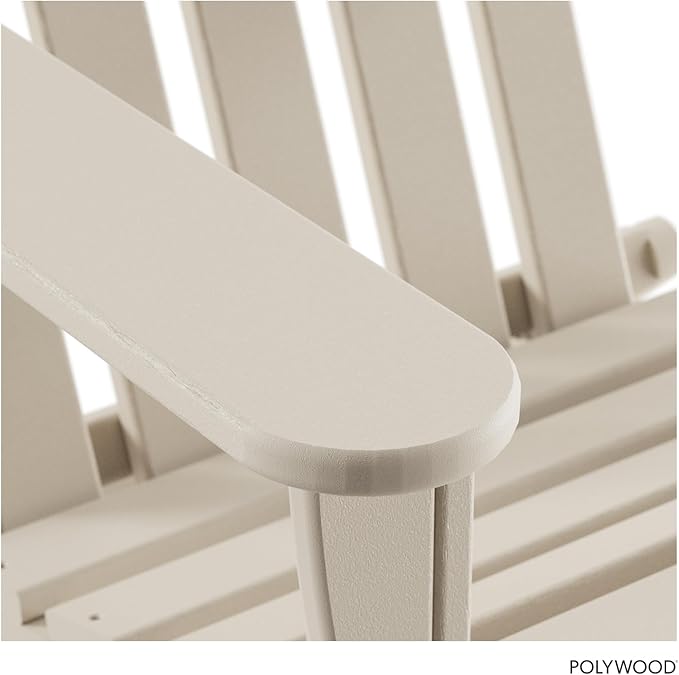 POLYWOOD AD5030SA Classic Folding Adirondack, Sand, 35.00" x 29" x 35.00"
