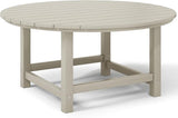 Costaelm Patio Conversation Table, Tatio Accent HDPE Outdoor Weather Resistant - Photo 8