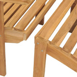 Solid Teak Wood Adirondack Chair with Footrest, Ergonomic Design for Outdoor Relaxation - Photo 6