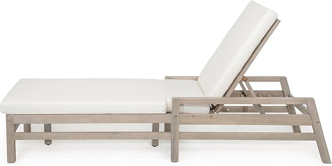 SOFTSEA Outdoor Chaise Lounge Chair Set of 2, 5-Position Adjustable Patio Lounge Chair - Photo 6