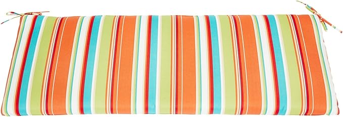 BrylaneHome Bench Cushion - 48" L x 18" W x 3" H - Patio & Outdoor - Water, Stain & Fade Resistant - Covert Breeze - Photo 1
