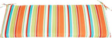 BrylaneHome Bench Cushion - 48" L x 18" W x 3" H - Patio & Outdoor - Water, Stain & Fade Resistant - Covert Breeze - Photo 1