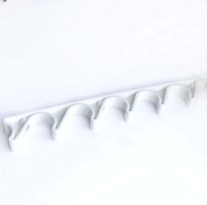 KOMORAX 4 pcs 6 Position Nylon White Adjustment Brackets for Patio Outdoor Lawn Yard Furniture or Chaise Lounges - Photo 4