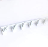 KOMORAX 4 pcs 6 Position Nylon White Adjustment Brackets for Patio Outdoor Lawn Yard Furniture or Chaise Lounges - Photo 4