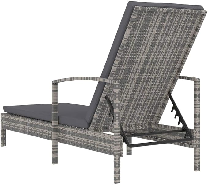 Outdoor Chaise Lounge Chairs for Outside, Patio Lounger Pool Furniture Adjustable, Recliner Chair for Beach, Backyard - Photo 7