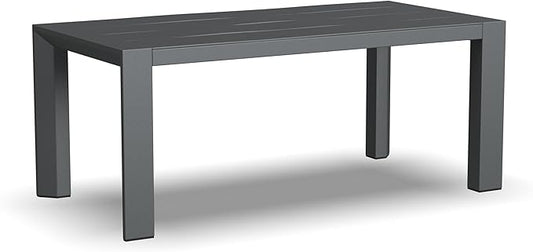 Homestyles Grayton Outdoor Aluminum Coffee Table, Gray
