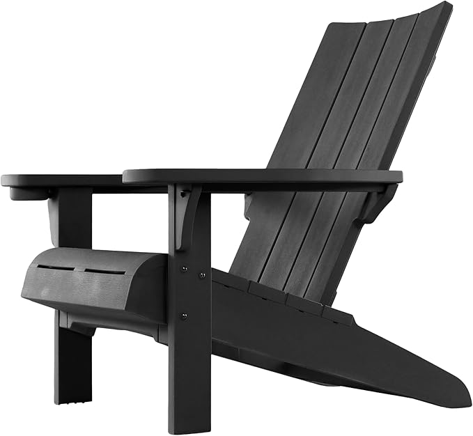 Keter Modern Adirondack Chair - Black