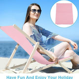GORGECRAFT Pink Oxford Cloth Beach Sling Chair Replacement, 435*1165mm, Reclining, Waterproof, Portable, Easy to Use - Photo 5