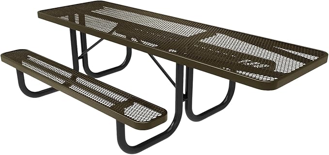 COATEDOUTDOORFURNITURE Heavy-Duty Portable ADA-Compliant Outdoor Picnic Table - Photo 1