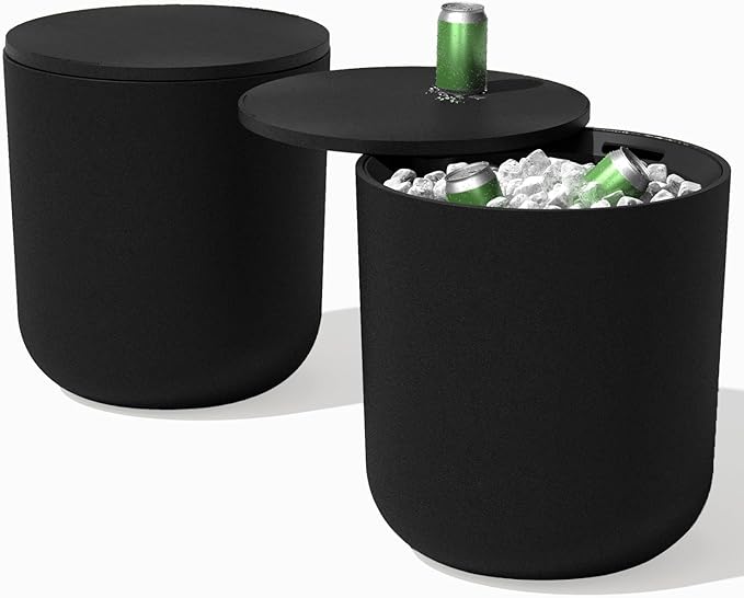 Veradek Kona Cooler Side Table – 2-in-1 Outdoor Patio Side Table w/Cooler | Insulated 40L Capacity - Photo 1