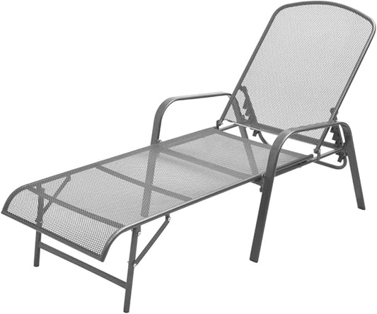 Sun Lounger Outdoor Chaise,Outdoor Lounge Chairs Set of 2,Chaise Lounge,Lounge Chairs for Outside,Pool Lounge Chairs,Outdoor Chaise Lounge,Steel Anthracite