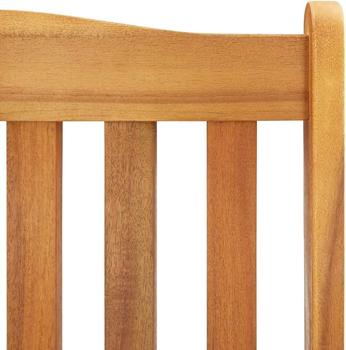 vidaXL Rocking Chair - Indoor/Outdoor Furniture with Cushions, Durable Solid Acacia Wood Construction - Photo 4