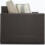 Serta Laguna Brown Resin Wicker Outdoor Patio Furniture Collection, Easy Assembly, Porch or Pool, Weather Resistant - Photo 9