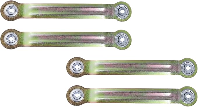 LC LICTOP Glider Bearing Arm Bracket Replacement 4Pcs, 8.66 Inch Length & 7.5 Inch Hole Center, Hardware Rocker Parts for Patio Glider, Garden Bench, and Chair Repair