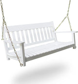 Cambridge Casual Bentley Solid Wood Porch Swing – Outdoor Hanging Swing Bench for Porch, Patio, or Garden – Durable - Photo 1