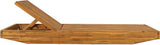 Christopher Knight Home Maril Acacia Wood Chaise Lounge Chair Outdoor, Adjustable Backrest Sun Lounger Recliner - Photo 9