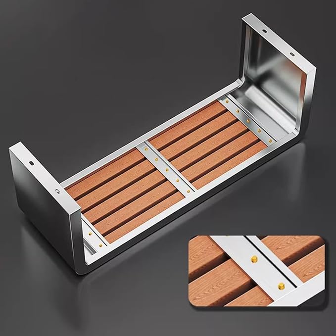 2-Person Outdoor Metal Garden Bench, Weatherproof Backless Design with Wood-Plastic Slatted Seat, Perfect for Parks, Gardens, Patios & Schools (47.24in / 120cm)