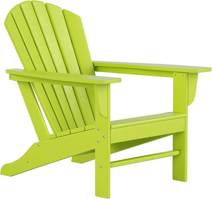 WestinTrends Dylan Outdoor Adirondack Chair (Set of 8), Lime