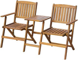 (Fast Delivery) Patio Wooden Bench, Foldable Garden Bench, Ideal for Patio - Photo 1