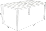 Kozyard 7 Piece Outdoor Patio Dining Set for 6, Patio Table and 6 Chairs Set - Photo 5