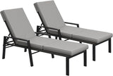 AECOJOY Chaise Lounge Chairs for Outside Set of 2 - Photo 1