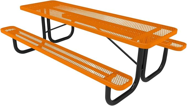 COATEDOUTDOORFURNITURE Heavy-Duty Portable Outdoor Picnic Table - Photo 1