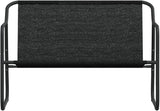 Anthracite Powder-Coated Steel Garden Bench, 2-Seater Outdoor Seating for Patio & Balcony - Photo 6