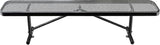 8FT/96INCH Heavy Duty Metal Park Bench for Outside, Outdoor Garden Benches, Expanded Metal Mesh Bench for Shopping Malls - Photo 1