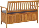 Patio Storage Bench, Park Wooden Bench, Garden Bench, Balcony Bench, Outdoor Furniture, Picnic Bench - Photo 5