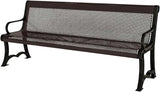 COATEDOUTDOORFURNITURE Coated Outdoor Furniture Heavy-Duty Outdoor Bench Thermoplastic Coated, Punched Steel - Photo 1