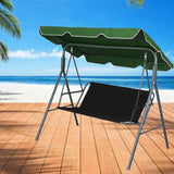 Swing Seat Replacement Cover, 600D Oxford Heavy Duty Waterproof Patio Bench Cover for Outdoor Porch Garden Yard 2/3 - Photo 2