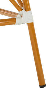 SAFAVIEH Outdoor Collection California White Bistro Table (Fully Assembled) - Photo 7