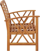 (Fast Shipments) Garden Bench with Table and Benches, Suitable for Backyard, Courtyard, Porch, Garden - Photo 4