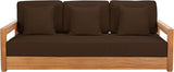 SAFAVIEH Couture Montford 3-Seat Bench Replacement Cover Only – Outdoor White Removable Slipcover Upholstery - Photo 8