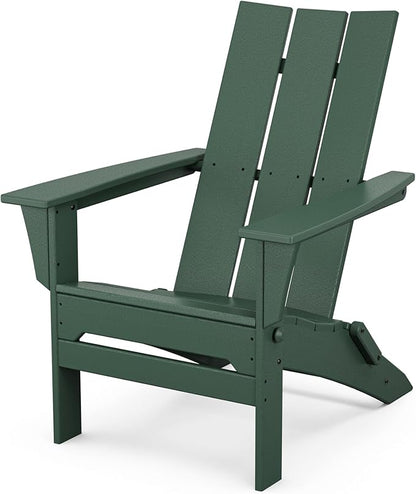 POLYWOOD Modern Folding Adirondack Chair
