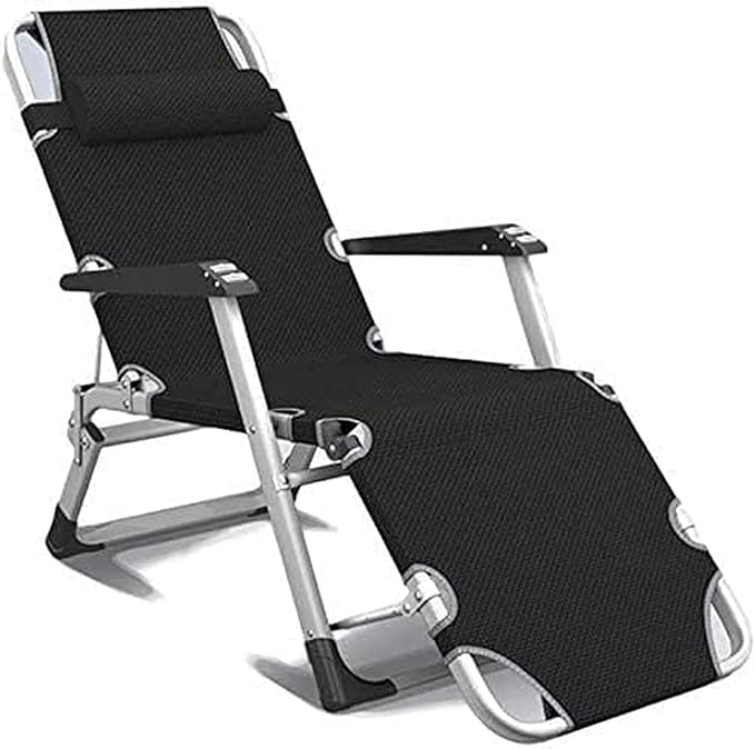 Outdoor Patio Chairs Heavy Duty Sun Lounger Chair Foldable Zero Gravity - Photo 1